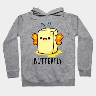 Butterfly Cute Butter Pun Hoodie